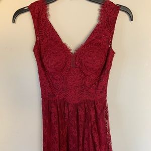 Sherri Hill. Beautiful ruby red special occation dress!